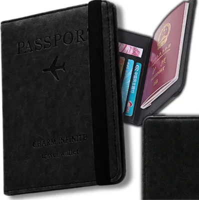 Produktbild von Reisedokumentenhülle, Reisepass, RFID-Diebstahlschutz-Geldbörse