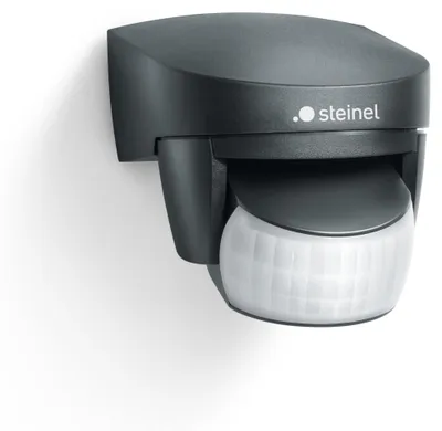 Productafbeelding van Steinel bewegingsmelder IS 140-2, zwart, met een bewegingssensor van 140°, maximale detectieafstand van 14 meter, geschikt voor binnen- en buitengebruik, IP54-bescherming