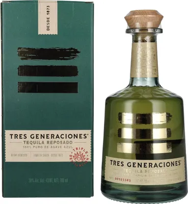 Produktbild von Tres Generaciones Tequila Reposado 100% Agave 38% Vol. 0,7l in Geschenkbox