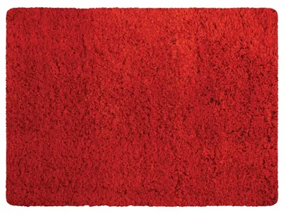 Produktbild von MSV - Mikrofaser-Badematte - 40 x 60 cm - Rot - Weicher Komfort - Schnelle Saugf