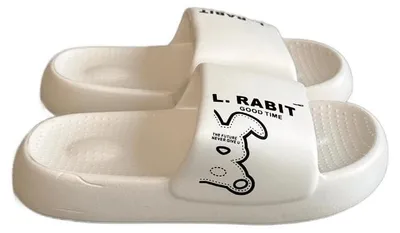 Produktbild von L. Rabbit Comfort Slipper Hausschuhe Unisex EVA - Weiß, Gr. 37