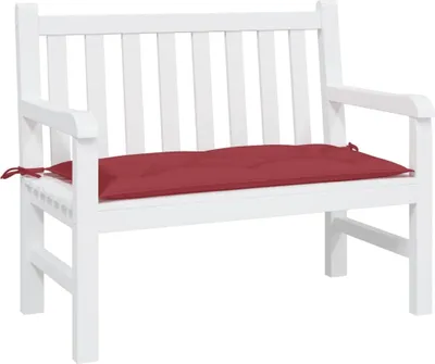 Produktbild von Möbel Gartenbank-Auflage Weinrot 100x50x7 cm Oxford-Gewebe - Sitzauflage 361573