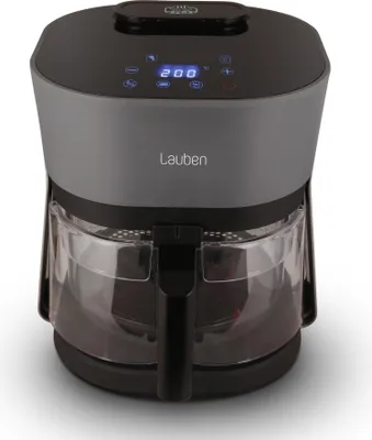 Produktbild von Lauben Glass&SteamAir® Fryer 4500BG, Heißluftfritteuse mit Glasfrittierkorb, 1300 W, 8 Programme, 4,5 Liter, Dampffunktion, 360° Heißluftzirkulation