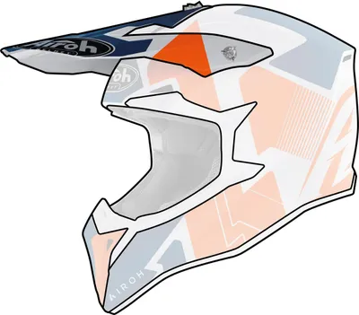 Immagine prodotto di Frontino Casco Airoh WRAAP Raze Arancio Opaco