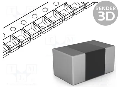 Imagen del producto de Protección: Fusible; rápido; 1A; 32VDC; SMD; Tamaño: 0402; ERBRD ERBRD1R00X SMD 0402 - Fusibles, de acción muy rápida