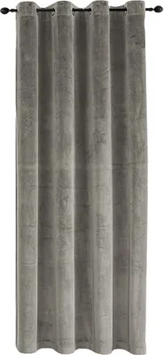 Produktbild von Vorhang Ösen Taupe Verdunkelung 140x245 cm Samt weich blickdicht Gardine
