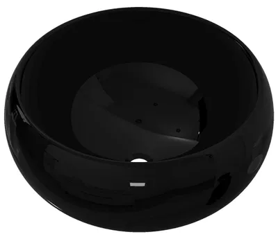 Imagen del producto de Lavabo redondo de cerámica esmaltada para baño