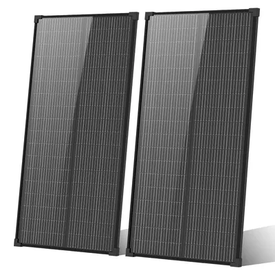 Produktbild von Solarpanel – 100 W, monokristallin – 18 V – 58 x 98 x 3 cm – Für Wohnmobile und Boote