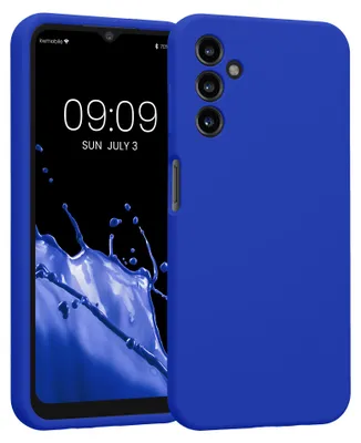 Produktbild von kwmobile Hülle kompatibel mit Samsung Galaxy A14 5G - Hülle Silikon gummiert - Handyhülle - Handy Case in Baltik Blau