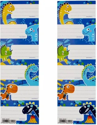 Produktbild von Dino-Notizbuch-Aufkleber STARPAK 494387