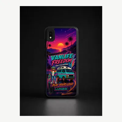 Imagen del producto de Funda para Samsung A10, carcasa protectora para teléfono móvil con diseño "Vanlife" – LUNØIR ©