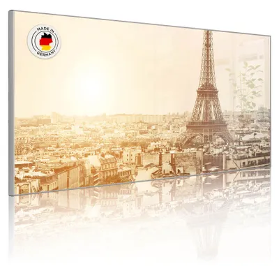 Produktbild von Metall Magnettafel beschreibbar 78x37cm Motiv Dächer Von Paris [MTSQ 11406]