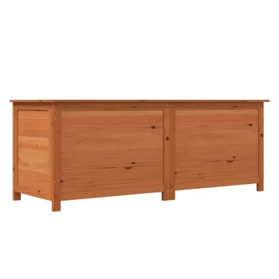 Produktbild von Outdoor-Kissenbox Braun 150x50x56 cm Massivholz Tanne