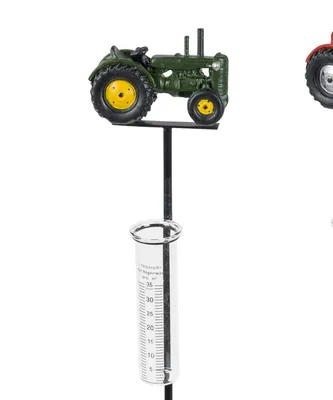 Produktbild von Gartenstecker Regenmesser Traktor GRÜN H. 90cm Formano Garten S25