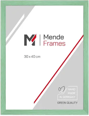 Produktbild von MendeFrames Holzrahmen H300 Klassisch hellgrün 30x45 cm Klarglas