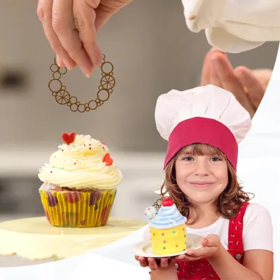 Produktbild von Fondant Cakeformen - Dekorationszubehör - 5 Stück - Silikon
