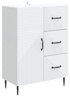Image de Buffet avec tiroir Blanc 66 x 34,5 x 89,5 cm Bois d'ingénierie