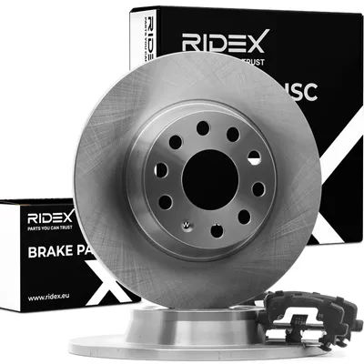 Produktbild von RIDEX Bremsenset Hinten Bremsscheiben Beläge Satz für VW GOLF VI (5K1) 286,0mm