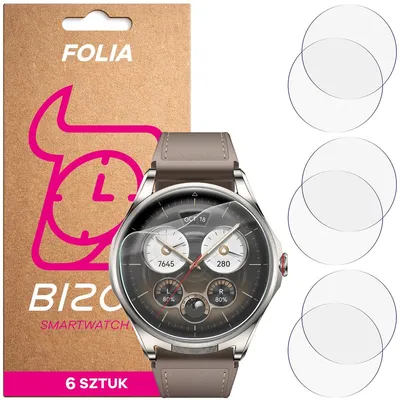 Produktbild von 6x Schutzfolie für den Bildschirm für Huawei Watch Buds 2, Bizon Watch HydroFlex