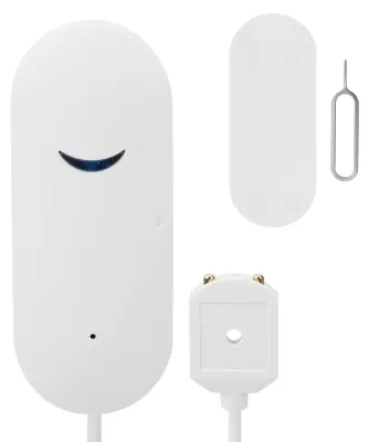 Obrázok produktu pre WIFI detektor úniku vody, senzor pretečenia a zaplavenia s obojstrannou lepiacou páskou pre Tuya