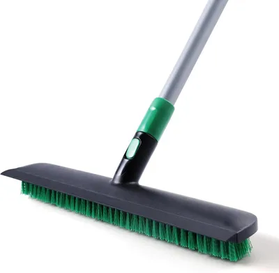 Image de Eyliden Balayeuse de sol 2 en 1 avec manche télescopique Tête de brosse large 38 cm