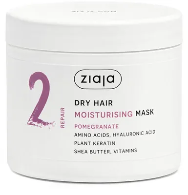Produktbild von PLANT ESSENTIALS Granatapfel Hydratisierende Haarmaske 350 ml