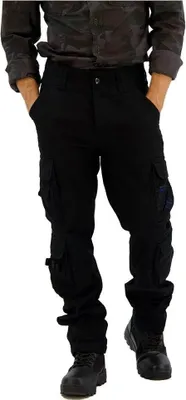 Image de Brandit Outdoor Army Cargo Pure Slim-Fit Hose schwarz - XL