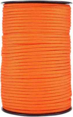 Obrázok produktu pre Reflexná šnúra na padák, 9-žilová, 100 m, oranžová