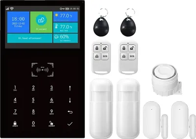 Obrázek produktu pro Zabezpečovací systém, bezdrátová kompatibilita, podpora více jazyků, 4G-B, zástrčka EU