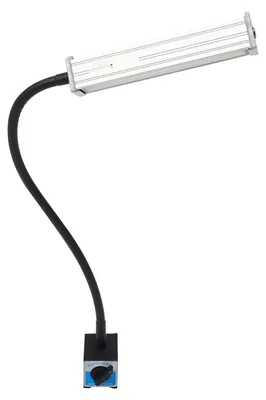 Produktbild von Magnetische LED Maschinen-Arbeitsleuchte - Flexibler Schwanenhals - 60 LED - IP67 wasserdicht - 10W - Weiß