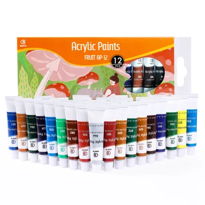Zdjęcie produktu dla Farby akrylowe ESENG® Premium Fruit AP-12, zestaw 12 tubek x 12 ml