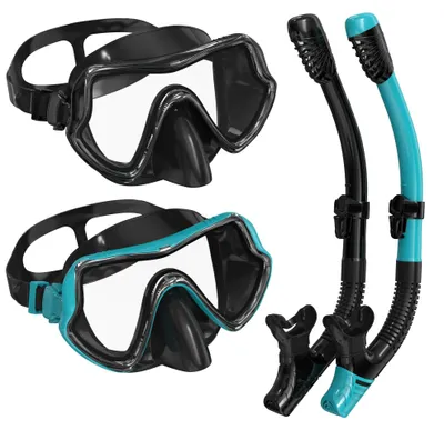 Produktbild von Schnorchelset für Erwachsene mit Tauchmaske und Trocken-Schnorchel