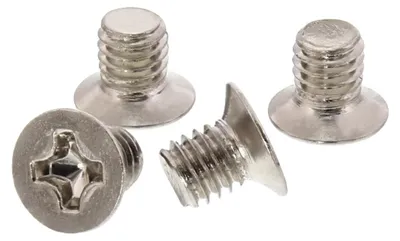 Image de InLine® 77781B Pack de 1000 vis, pour disque dur 2,5" / SSD, 3mm, tête fraisée plate, argenté