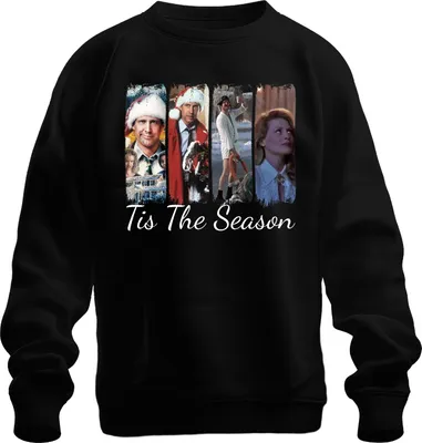 Produktbild von Tis The Season Christmas Vacation Clark Griswold Weihnachtsfilm Uni Sweatshirt Pullover, Schwarz, M