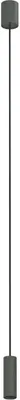 Produktbild von Hängeleuchte Metall GU10 rund D: 4 cm H: max. 130 cm Grau Modern Pendelleuchte