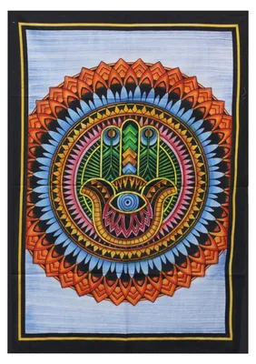 Imagen del producto de Arte de Pared de Algodón - Hamsa