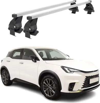 Image de Menabo Barres de toit de base pour Lexus LBX 2023-2025 acier gris 2pcs