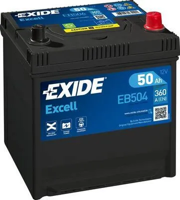 Obrázok produktu pre Štartovacia batéria Exide 12V 50Ah 360A (SK)