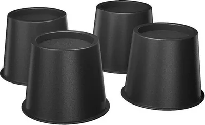 Productafbeelding van Famanu meubelverhogers, 8 cm - 4 stuks, zwart