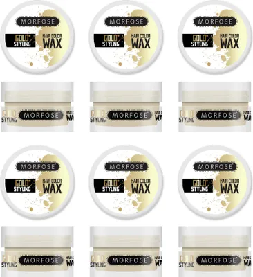 Produktbild von Haarwachs Gold temporär färbend und formend, leicht auswaschbar, 6x100 ml