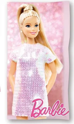 Produktbild von Strandtuch für Kinder aus Baumwolle 70x140 Barbie