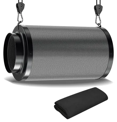 Obrázok produktu pre Ikodm Aktívny uhlíkový filter Grow 200 mm, výfukový filter 500 mm pre grow box