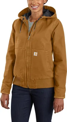 Produktbild von Carhartt Washed Duck Active Damen Jacke Farbe: Braun, Grösse: XL