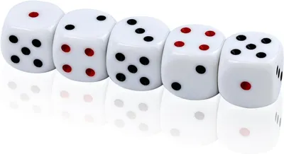 Imagen del producto de Juego de 5 grandes fichas de 30 mm para juegos de mesa