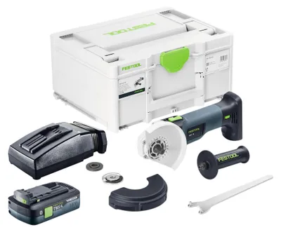 Produktbild von Festool AGC 18-125 EB-Basic Akku Winkelschleifer 18 V 125 mm Brushless + 1x Akku 4,0 Ah + Ladegerät + Systainer
