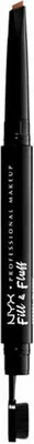 Produktbild von NYX Professional Makeup Fill & Fluff Eyebrow Pomade Pencil, Braun, Auburn, Frauen, Volumengebend, 1 Stück(e), Microcrystalline Wax/Cera Microcristallina/Cire Microcristalline, Caprylic/Capric Triglyceride,...