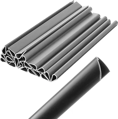 Obrázek produktu pro Klipové lišty pro ochranu soukromí 20 upevňovacích klipů šedá/stříbrná/zelená/hnědá/antracitová 23709, barva:šedá