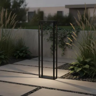 Productafbeelding van Solar lamp Berni L antraciet, AI-gegenereerde afbeelding