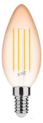 Produktbild von Modee LED-Kerzenlampe C37 E14 4W 360lm 1800K Warmweiß 25 St.