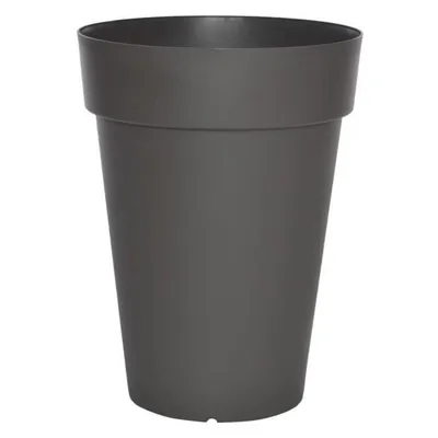 Image de Pot de fleurs Soleilia Haut 66 - D49cm - H65cm - 71L - Gris - Fabrication Française